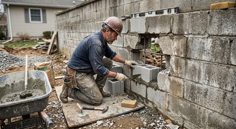 Block Wall Repair