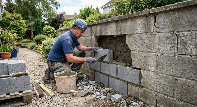 Block Wall Repair in Moraga, CA