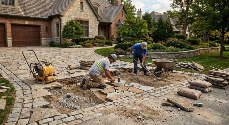 Brick Driveway Repair in Marin County, CA