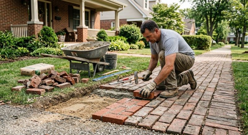 Brick Flatwork Repair in Benicia, CA
