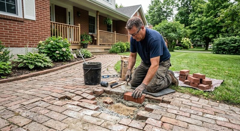 Brick Flatwork Repair in Marin County, CA
