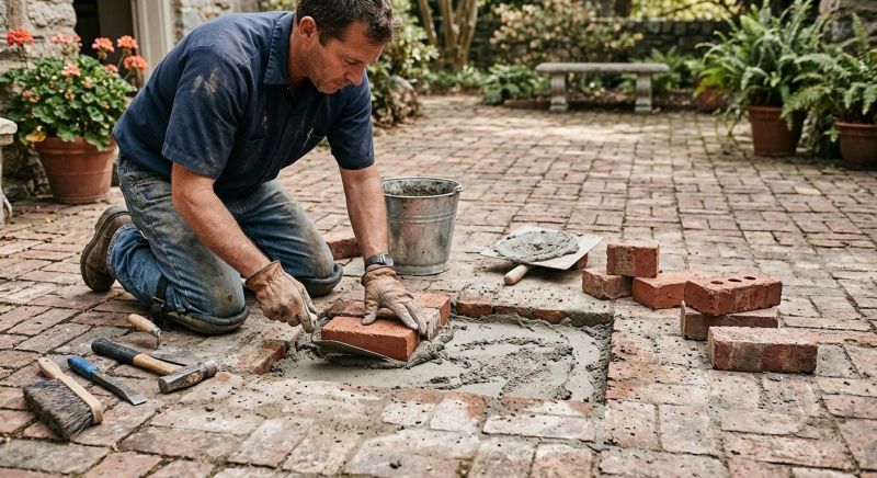 Brick Flatwork Repair in Martinez, CA