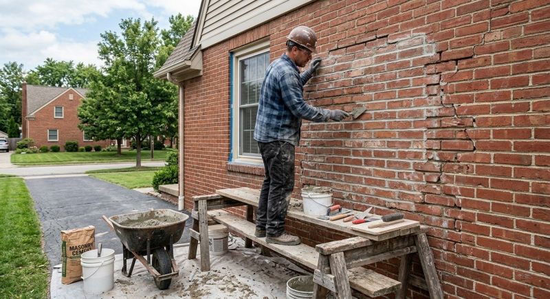 Brick Masonry Repair in Marin County, CA