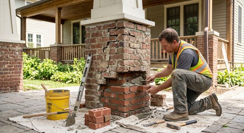 Brick Restoration in Moraga, CA