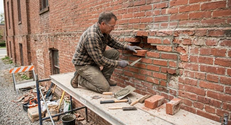 Brick Stairs Repair in Oakland, CA