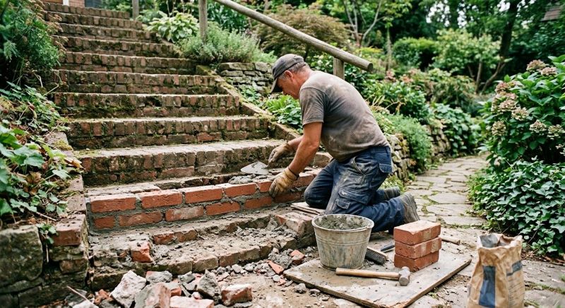 Brick Stairs Repair in San Pablo, CA