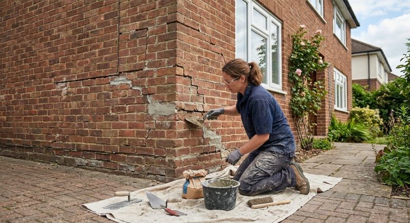 Brick Wall Repair in Novato, CA