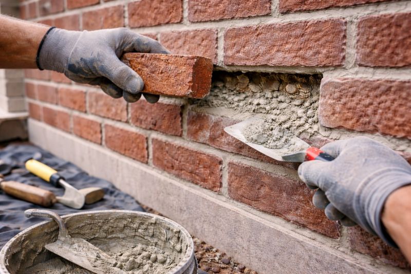 Porch Brick Repair in Marin County, CA