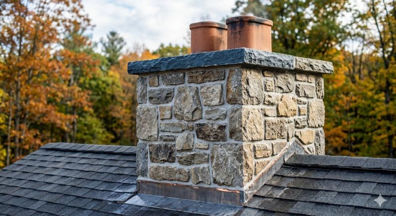 Stone Chimney Installation in Mill Valley, CA
