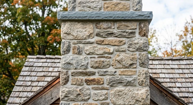 Stone Chimney Installation in Novato, CA