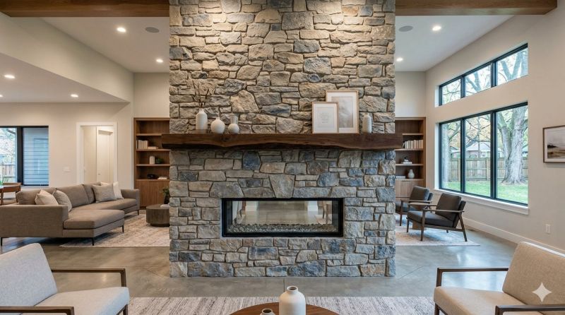 Stone Chimney Installation in Novato, CA