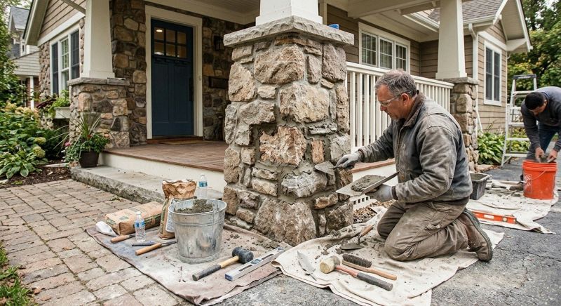 Stone Column Repair in Marin County, CA