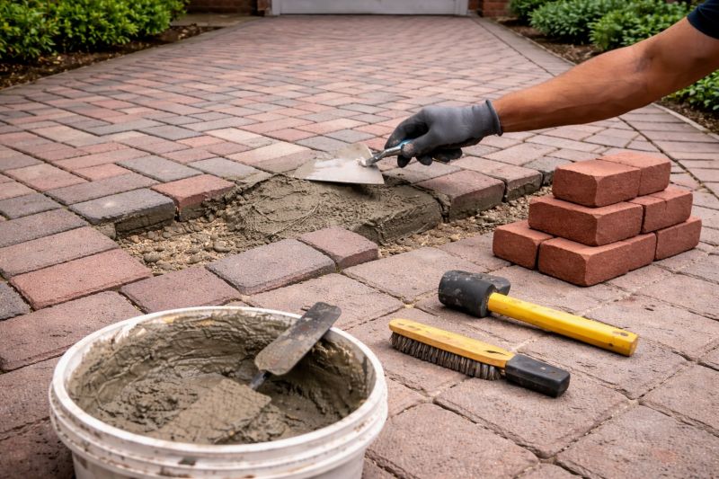 Stone Driveway Repair in Marin County, CA
