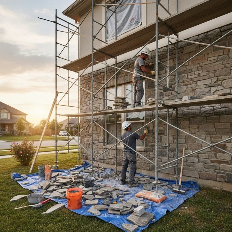 Stone Veneer Repair in Moraga, CA