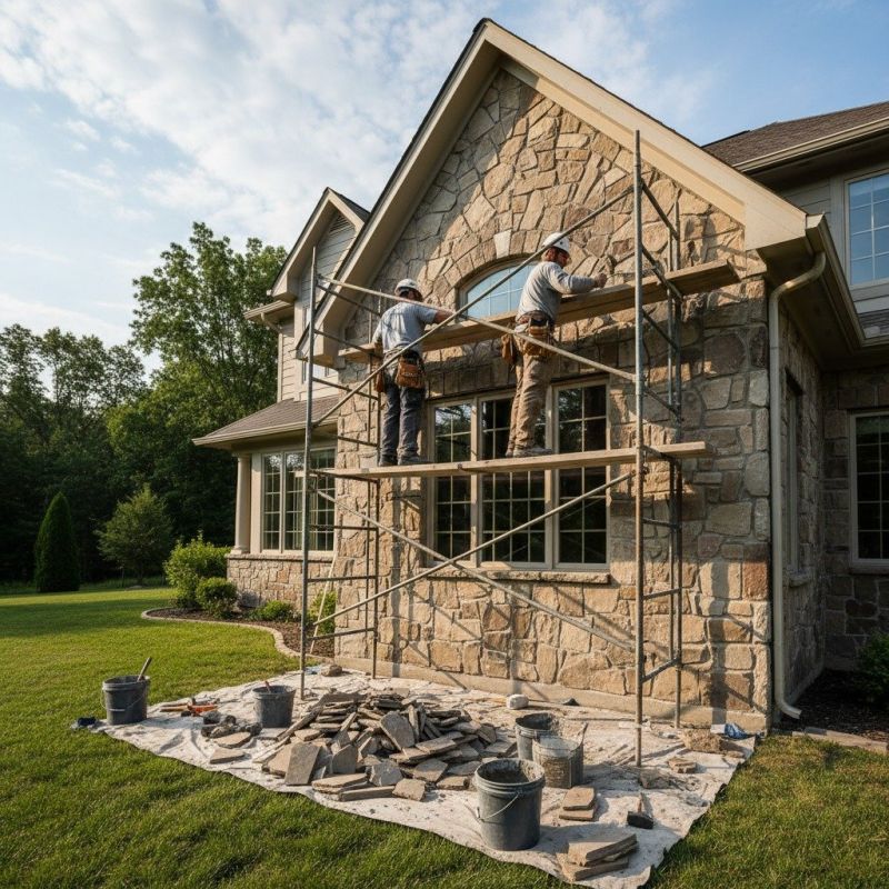 Stone Veneer Repair in Penngrove, CA