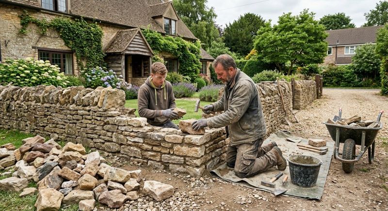 Stone Wall Repair in Petaluma, CA